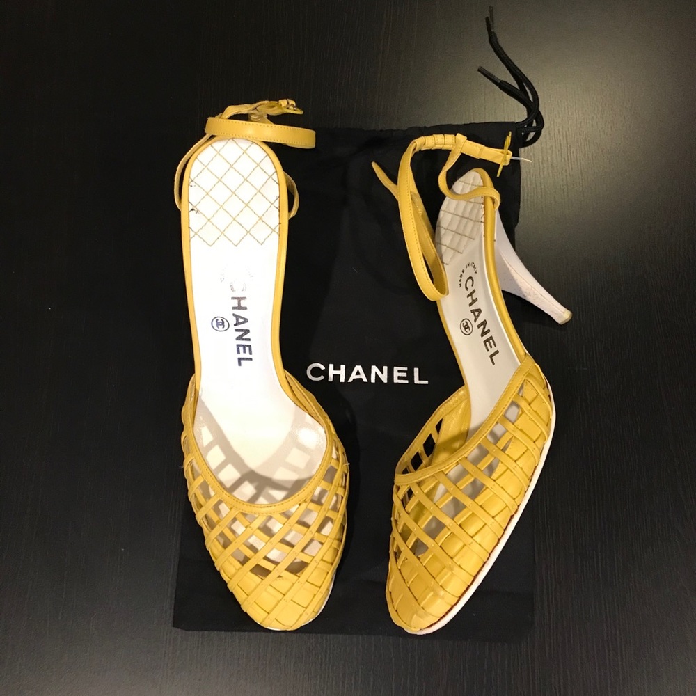 🛍SOLD🛍CHANEL Cage Heels • 41